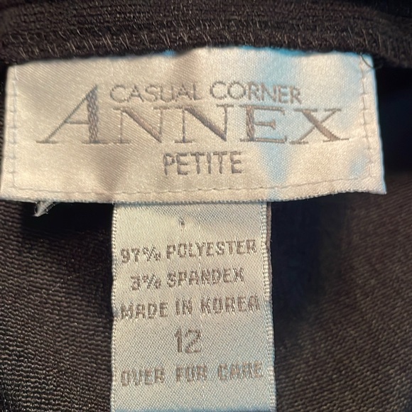 Casual Corner Annex petite ankle length black skirt - Picture 11 of 14